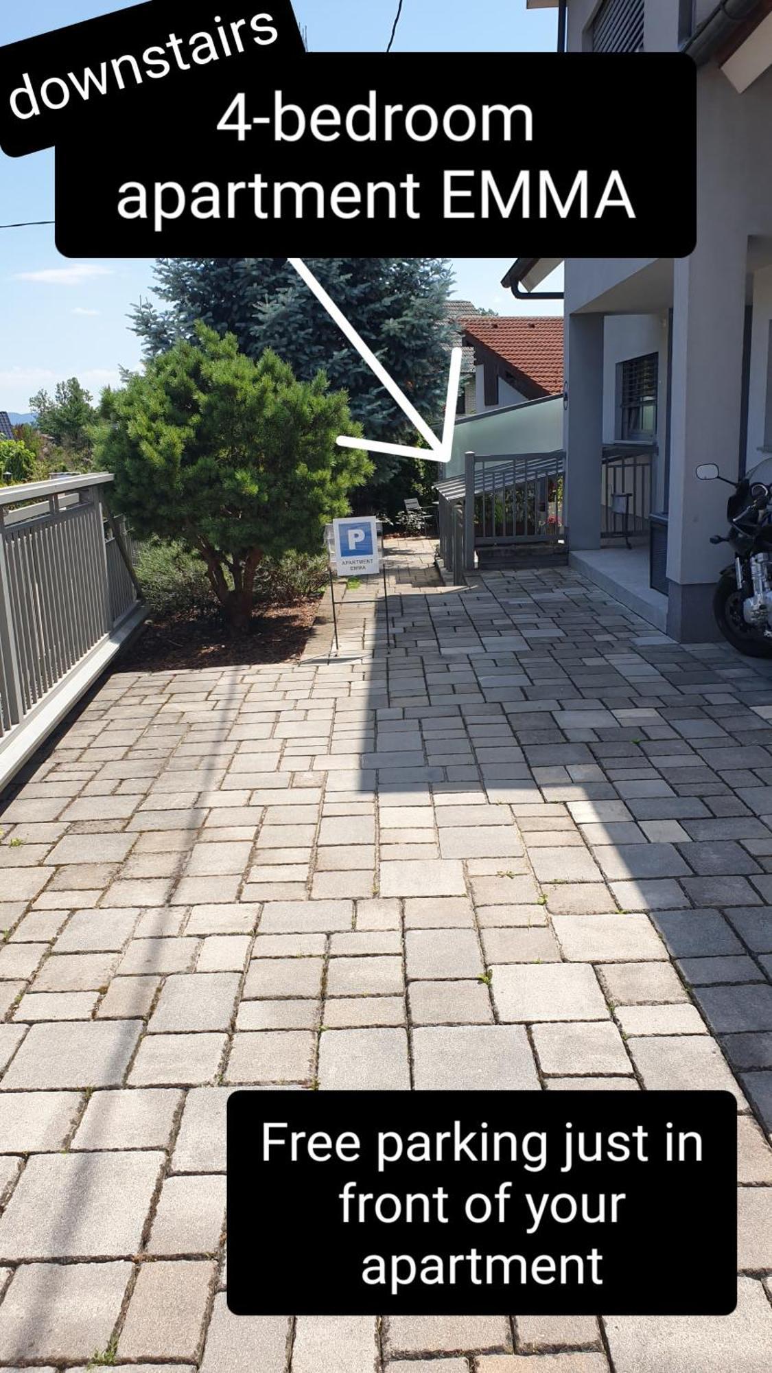Apartment EMMA Ljubljana - FREE parking, AC, Wifi Exterior foto